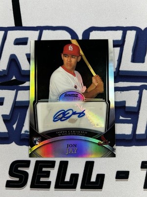 2010 Bowman Sterling - Rookie Autographs Jon Jay #46 (AU, RC) STL Cardinals /25!