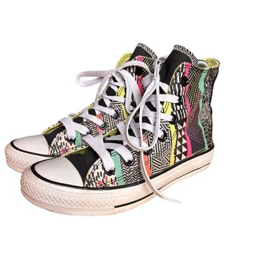 Converse Chuck Taylor All Star 80s Aztec Geometric Tribal High Tops Women s Sz 6