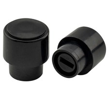 Musiclily Pro 2Pcs Black Inch Guitar 3 Way Pickup Switch Tips Knobs For USA Tele