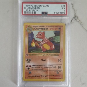 first edition charmeleon pokemon card value 1999 POKEMON BASE SET 1ST EDITION #24 CHARMELEON PSA 10 Perfect for collectors and enthusiasts. Pokemon | Toys | Pokmon