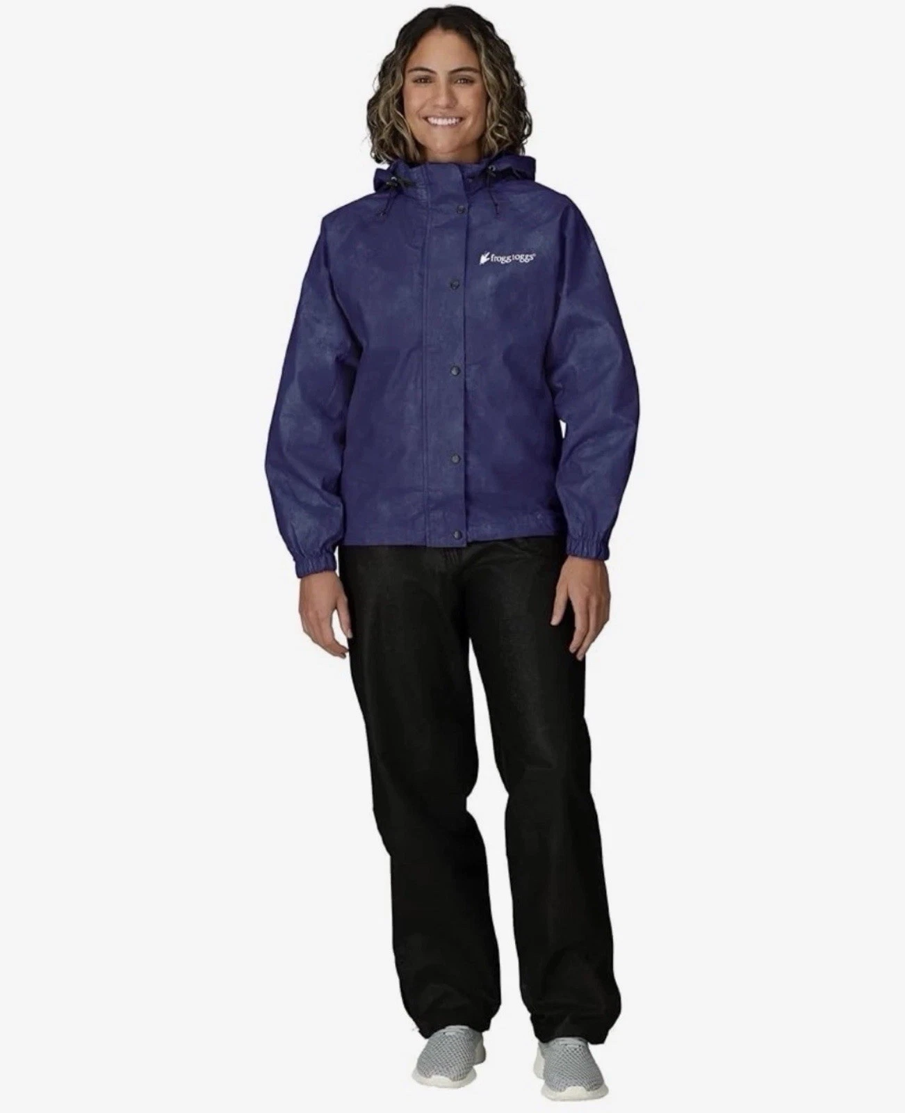 Frogg Toggs Breathable Rain Suit Women's XL Purple Black Classic All-Purpose