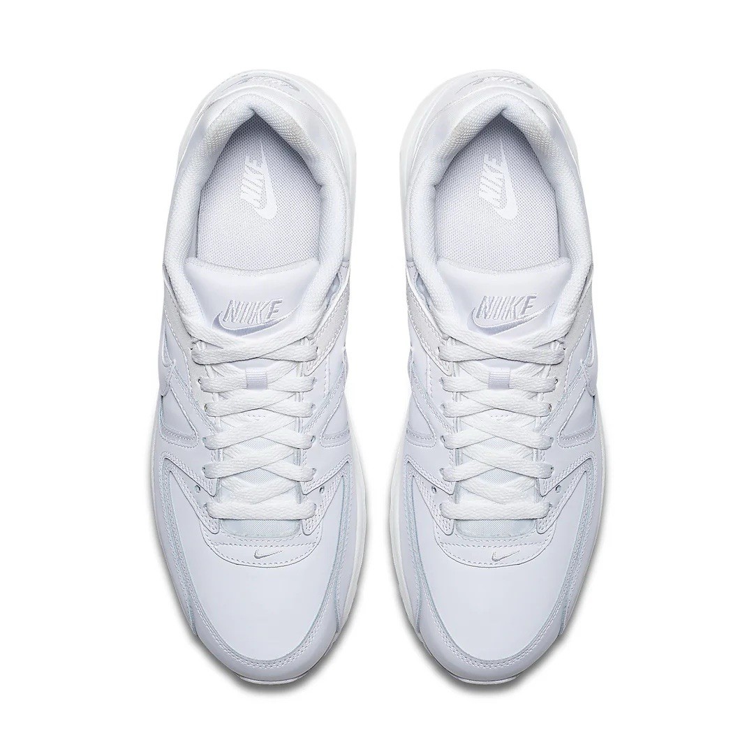 Nike Air Max Command Leather Mens 749760 - White Metallic Silver 102 US 8.5 Amazon.com | NIKE 749760-102 Air Max Command Men, White  main image 4
