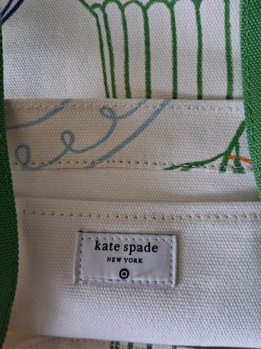 Target Kate Spade Party Print Canvas Tote Bag New | eBay