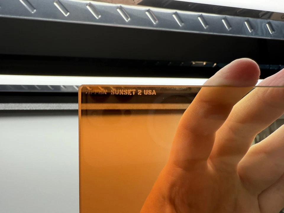 Tiffen 4x5.65" Sunset Grad 2 Filter Glass Vertical Graduated Filter Free Ship! - Image 3 of 4