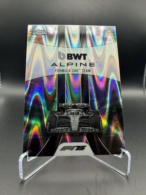2025 Topps Chrome F 1 B&W Ray Wave Team Logo Cards #181 BWT Alpine F1 Team
