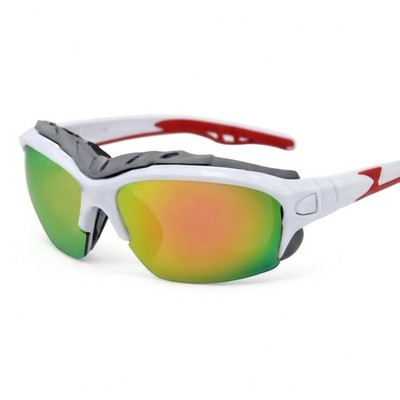 Heuschnupfenbrille: Sofortiger Pollenschutz für juckende, tränende Augen - weiß/grün