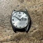 Vintage Seiko 21 Jewel Stainless Steel Automatic Wristwatch For Parts Or Repair