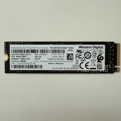 Western Digital PC SN730 256GB M.2 PCIe NVMe Internal SSD (SDBQNTY-256G)