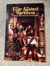 Four Against Darkness: Solitaire Dungeon-Delving Game By Andrea Sfiligoi