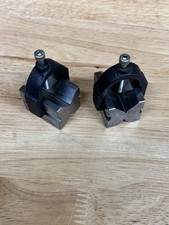 1-5/8" x 1-1/4" x 1-1/4" Precision V Blocks and Clamp Set Steel Gauge Machinist