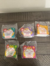 1998 McDonald's Happy Meal Disney VHS Train Set Vintage Toy Cars Lot of 5