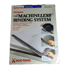 Duo Tang Duobind Machineless Binding System 30140-23 Dark Blue - New Old Stock
