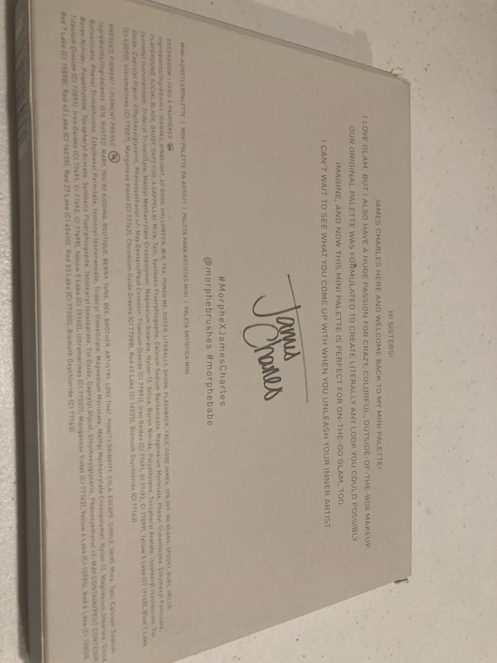 Morphe x James Charles Mini palette - Image 2 of 4