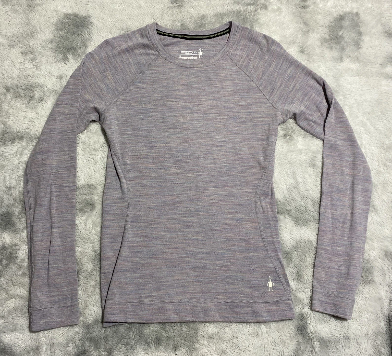 Smartwool Thermal Merino Base Layer Crew Wool Long Sleeve Women’s S