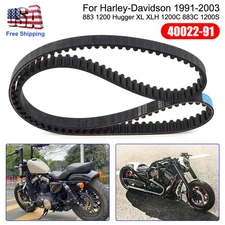 91-2003 128 Tooth 1-1/8" Wide 14mm Rear Final Drive Belt 40022-91 For Sportster