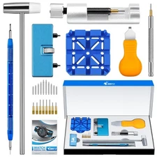 Watch Repair Tool Kit for Battery Replacement, Strap Adjustment Resizing, Wat...