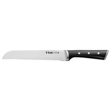 T-fal Ice Force German Stainless Steel Bread Knife 8 Inch, Long Lasting Sharpnes