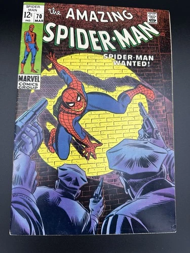 Amazing Spider-Man #70 Raw FN 6.0 Kingpin Appearance Romita Silver Age Key 1969