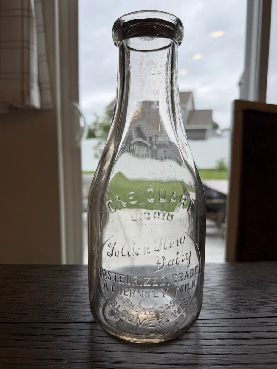 Wis Milk Bottle In Collectible Milk Bottles (1900-Now) for sale | eBay