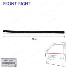 Front Right Inner Weatherstrip Door Belt Glass Fits Toyota Fortuner 2016 2022