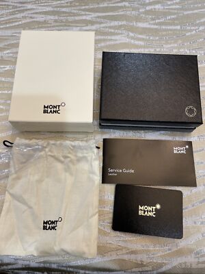 Authentic Montblanc Empty Box for Small Leather Goods With Dust