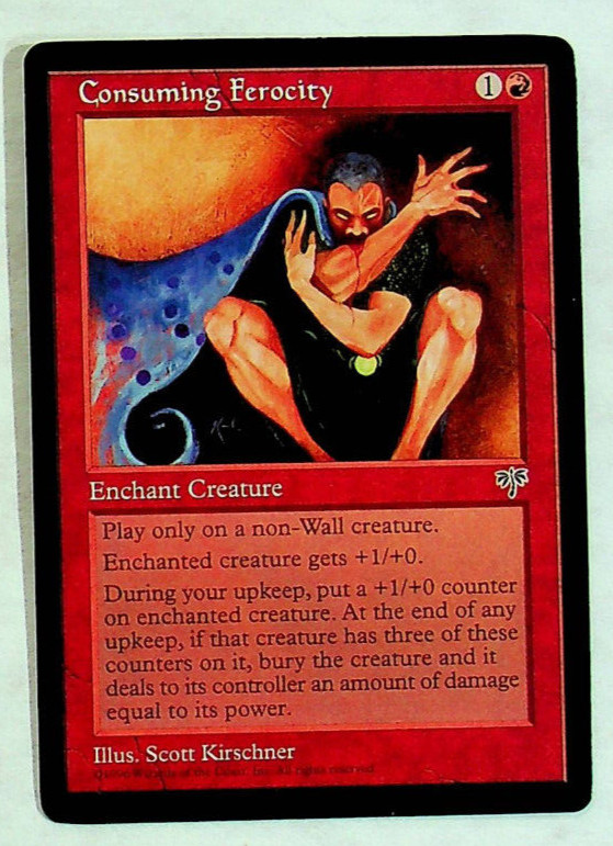 Consuming Ferocity - Mirage - 1996 - Magic the Gathering