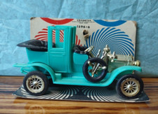 1950's Cragstan Friction Gyro 1912 Packard Landaulet 1:43 ON CARD 1596-6