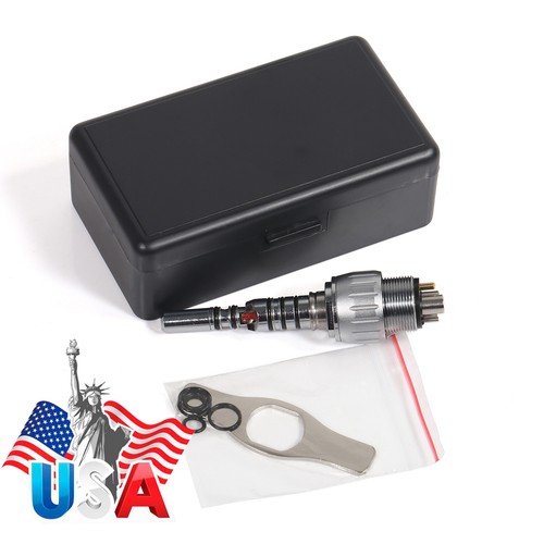 Dental Fiber Optic LED High Speed Turbine Handpiece Led Coupler 4/6Hole - Picture 19 of 38