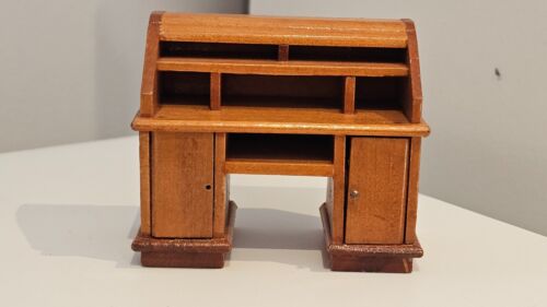 1:16th Scale Dolls House furniture, Miniatures, Wooden Working Desk - 第 1/2 張圖片