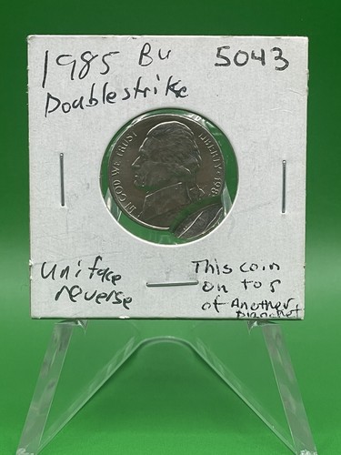 1985 Jefferson Nickel Double Struck Mint Error - Picture 7 of 10