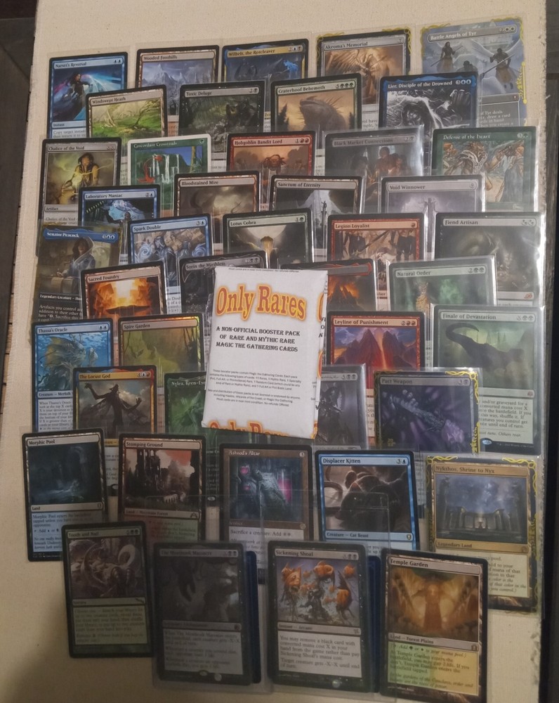 MTG Booster Pack Only Rares 14 Rare or Mythic Rare Cards
