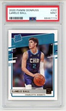 LaMelo Ball 2020 Panini Donruss Basketball Rated Rookie #202 PSA MINT 9