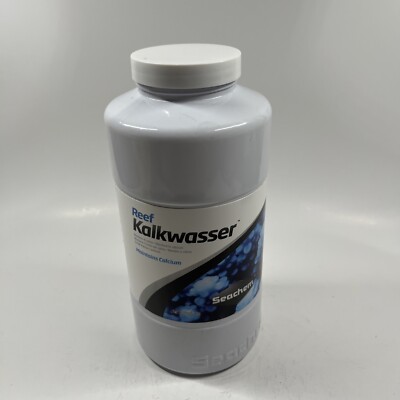 Reef Kalkwasser Powder (500 gm - 1.1 lbs) - Seachem NEW & Sealed