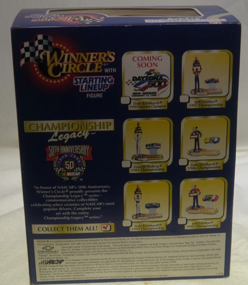 Starting Lineup Winners Circle JEFF GORDON 1995 Figure Car #24 BRAND NEW - Image 2 of 3