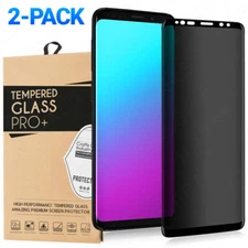 Privacy Anti-Spy Tempered Glass Screen For Samsung Galaxy S8 S9 Plus Note 8 9