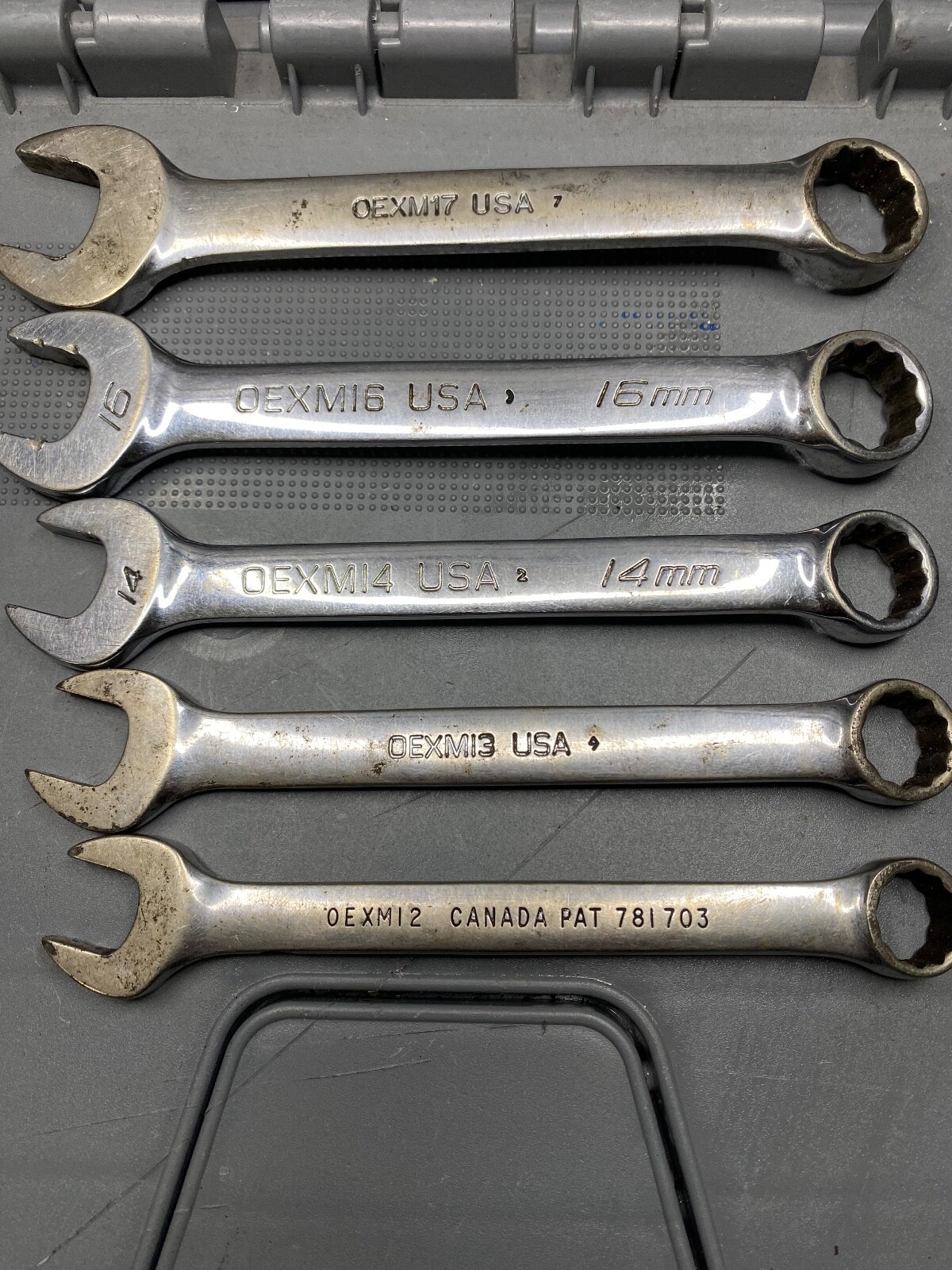SNAP ON TOOLS Metric Spanner Combination Wrench Set 12/13/14/16/17mm