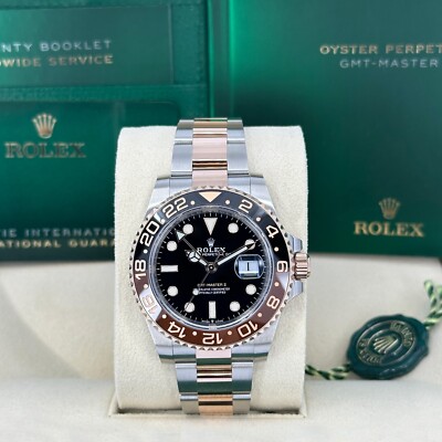 Unworn 2024+ Rolex GMT-Master II Oystersteel & Everose Gold Ref# 126711CHNR-0002