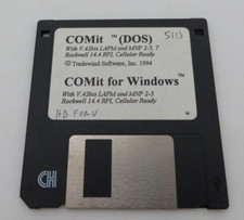 COMit 3.5" Floppy Disk for DOS Windows 1994 Computer Program V .42bis LAPM MNP
