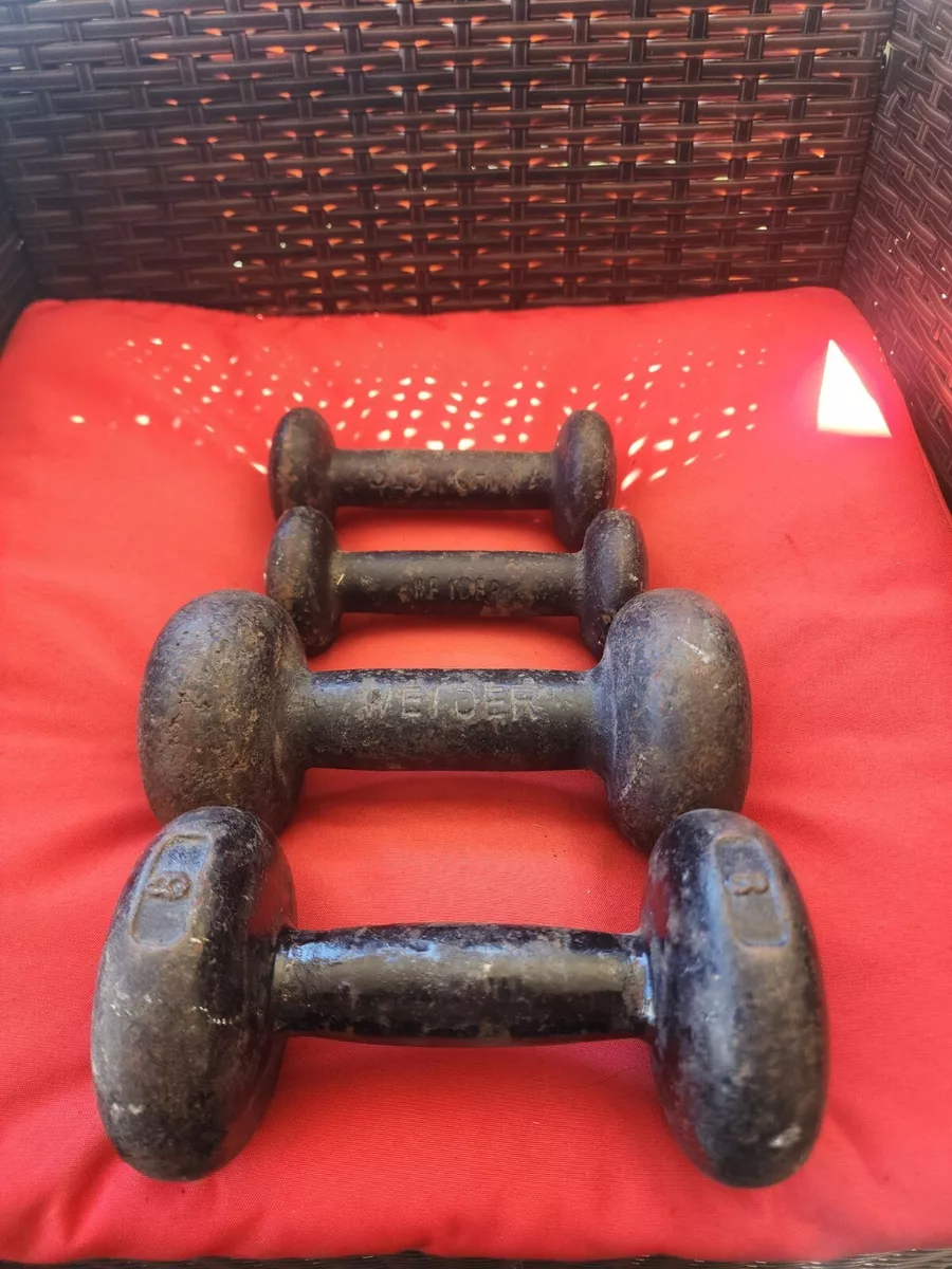 Weider iron online dumbbells