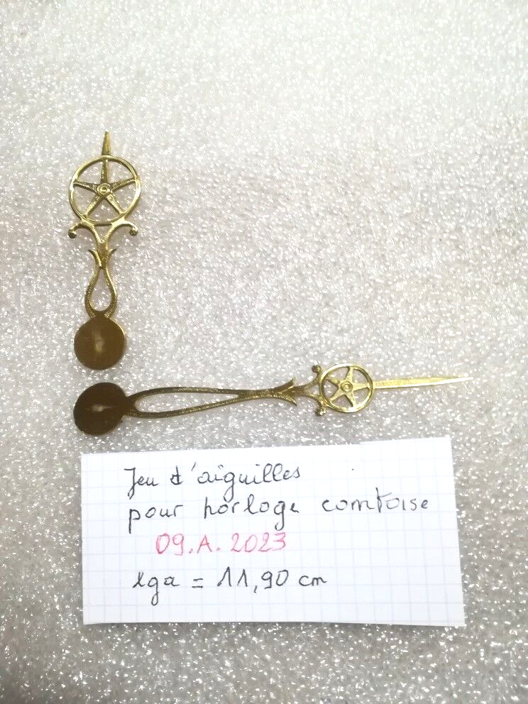 Horloge Comtoise très belles Aiguilles (09.2023) uhr old french clock
