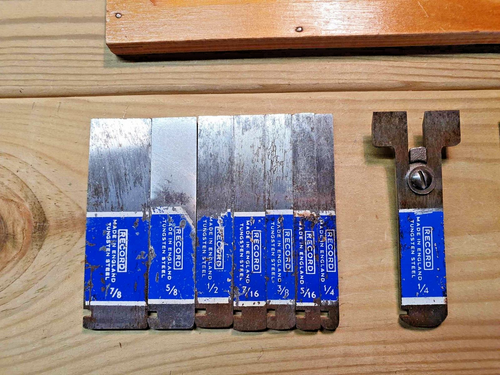 Juego de 15 Planos Vintage Record 050 Planchas Carpintería Herramientas de Mano Antiguas Herramienta de Carpintería - Imagen 6 de 8