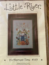 Little River It’s Harvest Time Cross Stitch Chart #149 Fall Pumpkins