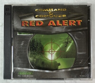 Command And & Conquer Red Alert (PC, 1996) 2 Disc Complete Westwood PC Game