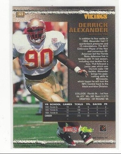 1995 CLASSIC PRO LINE FOOTBALL PRINTERS PROOF INSERT SINGLES /400 - Bild 8 von 12