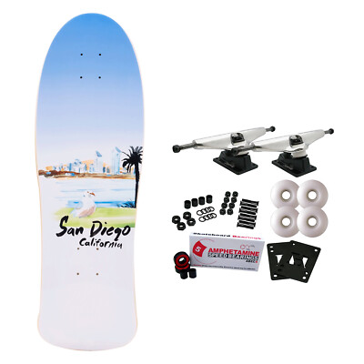 The Heated Wheel Skateboard Complete California Cruiser 9.5