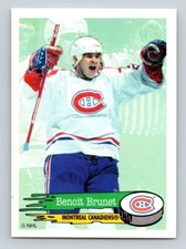 Benoit Brunet 1995-96 Panini Stickers #39 Montreal Canadiens
