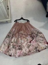Zimmerman floral print A-line skirt. Worn 1x. Perfect Condition. Size 3.