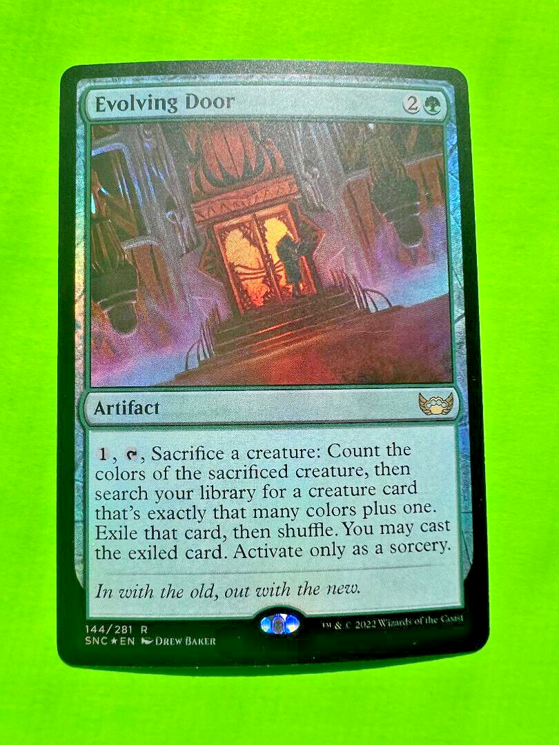 delve mtg cards MTG Streets of New Capenna - Evolving Door - Rare Foil Card