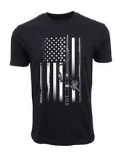 AMERICAN FLAG FISHING T SHIRT