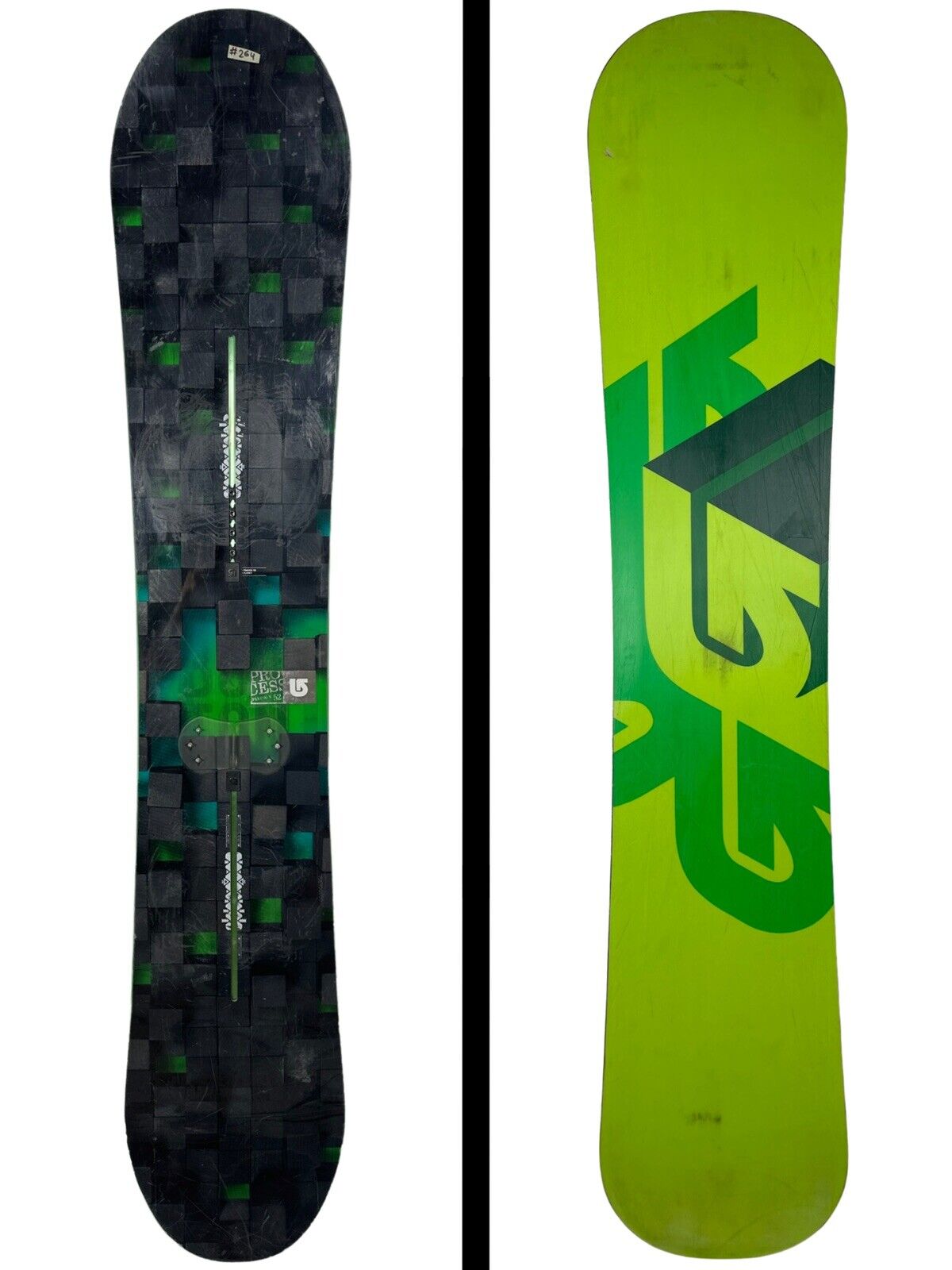 152 cm Burton Process Flying V Mens Snowboard #264